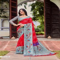 VINAMRA NANDANI SILK VOL 1 3D SATTIN PATTA SAREE WHOLESALE