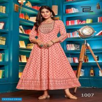 BLUE HILLS PRESENT CHEESE RAYON ANARKALI GOWN PLUS SIZE BIG SIZE GOWN COLLECTION
