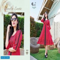 Kinti Frooti Vol-8 Wholesale Two Tone Slub Kurtis Catalogs