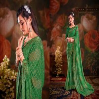 YNF BANARASI CHECKS WHOLESALE GEORGETTE CHECKS FABRICS SAREES