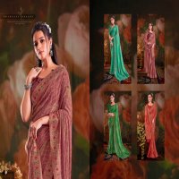 YNF BANARASI CHECKS WHOLESALE GEORGETTE CHECKS FABRICS SAREES