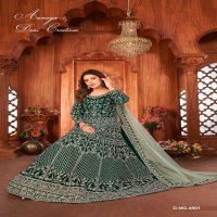 TWISHA DANI CREATION AANAYA VOL 149 VELVET DESIGNER LONG ANARKALI WINTER SUIT