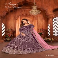 TWISHA DANI CREATION AANAYA VOL 149 VELVET DESIGNER LONG ANARKALI WINTER SUIT