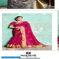 Bahubali Palak Wholesale Pure Fancy Organza Fabrics Casual Sarees