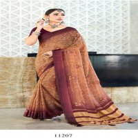 Bahubali Roopkala Wholesale Fancy Chiffon Printed With Embroidery Work Sarees