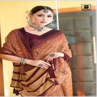 Bahubali Roopkala Wholesale Fancy Chiffon Printed With Embroidery Work Sarees