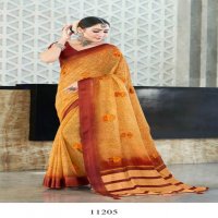 Bahubali Roopkala Wholesale Fancy Chiffon Printed With Embroidery Work Sarees