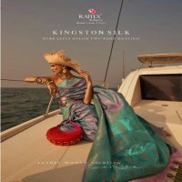 Rajtex Kingston Silk Wholesale Pure Satin Nylon Two Tone Weaving Sarees