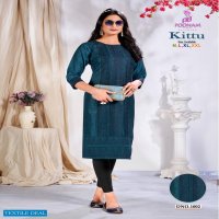 KITTU BY POONAM MODAL SILK CASUAL WEAR KURTIS