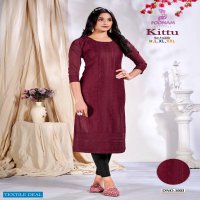 KITTU BY POONAM MODAL SILK CASUAL WEAR KURTIS