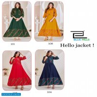HELLO JACKET BY BLUE HILLS RAYON GOWN WITH JACKET COLLECTION