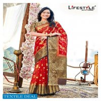 Lifestyle Rutba Vol-2 Wholesale Nylon Organza Fabrics Casual Sarees