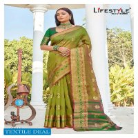 Lifestyle Royal Queen Wholesale Organza Fabrics Casual Indian Sarees