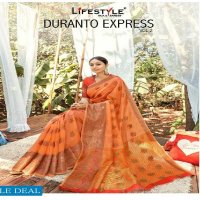 Lifestyle Duranto Express Vol-2 Wholesale Organza Casual Ethnic Sarees