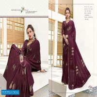 Saumya Rysa Wholesale Chinon Jacquard Festive Party Wear Sarees