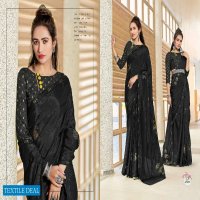 Saumya Rysa Wholesale Chinon Jacquard Festive Party Wear Sarees