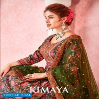 Alfaaz Kimaya Wholesale Designer Digital Print With Embroidery Concept Gown With Dupatta