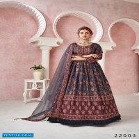 Alfaaz Kimaya Wholesale Designer Digital Print With Embroidery Concept Gown With Dupatta