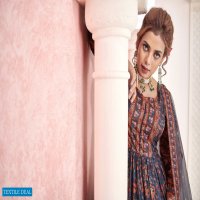 Alfaaz Kimaya Wholesale Designer Digital Print With Embroidery Concept Gown With Dupatta