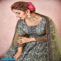 Alfaaz Kimaya Wholesale Designer Digital Print With Embroidery Concept Gown With Dupatta
