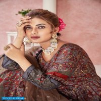 Alfaaz Kimaya Wholesale Designer Digital Print With Embroidery Concept Gown With Dupatta