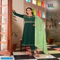 Blue Hill Butterfly Wholesale Anarkali Cut With Pant And Dupatta Catalogue