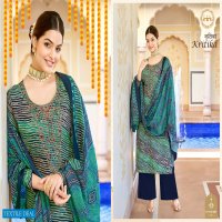 Harshit Kritika Wholesale Pure Viscose Rayon Digital Print With Fancy Work Dress Material