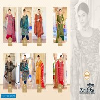 Harshit Kritika Wholesale Pure Viscose Rayon Digital Print With Fancy Work Dress Material