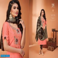 18 ATTITUDE ODHNI VOL 4 TRADITIONAL WEAR FANCY KURTI WITH DUPATTA SET