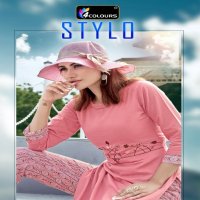 4colours Stylo Wholesale Designer Kurti With Pants
