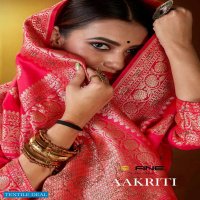 AAKRITI BY B FINE SILK PARTY WEAR GOOD LOOKING FANCY SAREES