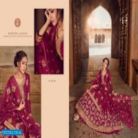 AARKH VOL 3 BY LEO FASHION DOLA JACQUARD LEHENGA STYLE SUITS SUPPLIER