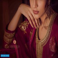 AARKH VOL 3 BY LEO FASHION DOLA JACQUARD LEHENGA STYLE SUITS SUPPLIER