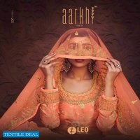 AARKH VOL 3 BY LEO FASHION DOLA JACQUARD LEHENGA STYLE SUITS SUPPLIER