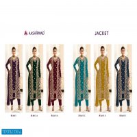 AASHIRWAD LAUNCH JACKET GEORGETTE EMBROIDERY CLASSY LOOK SUITS