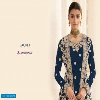 AASHIRWAD LAUNCH JACKET GEORGETTE EMBROIDERY CLASSY LOOK SUITS