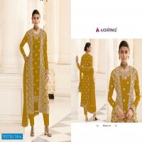 AASHIRWAD LAUNCH JACKET GEORGETTE EMBROIDERY CLASSY LOOK SUITS