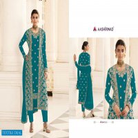 AASHIRWAD LAUNCH JACKET GEORGETTE EMBROIDERY CLASSY LOOK SUITS