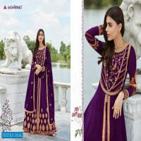 AASHIRWAD NAYRA REAL GEORGETTE DESIGNER PARTY WEAR SALWAR SUIT COLLECTION