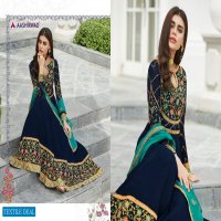 AASHIRWAD NAYRA REAL GEORGETTE DESIGNER PARTY WEAR SALWAR SUIT COLLECTION
