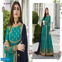 AASHIRWAD NAYRA REAL GEORGETTE DESIGNER PARTY WEAR SALWAR SUIT COLLECTION
