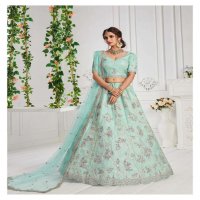 ALIZEH PRESENT SANGEET EXCLUSIVE WEDDING BRIDAL FANCY LEHENGA
