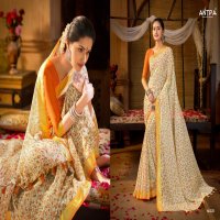 ANTRA INAYAT COLORFUL PRINTED CHIFFON SARIS ONLINE SHOPING IN INDIA