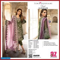 Alzohaib Tena Durrani Formals Wholesale Pakistani Dress Material