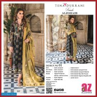Alzohaib Tena Durrani Formals Wholesale Pakistani Dress Material