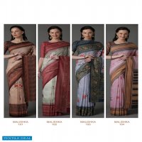 Apple Malishka Vol-1 Wholesale Muslin Silk Saree Catalog