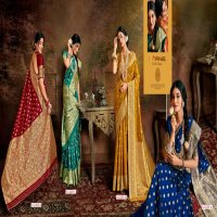 B FINE LAUNCH JAMDANI TRADITIONAL WEAR DESIGNER SILK SAREE AT WHOLESALE PRICE