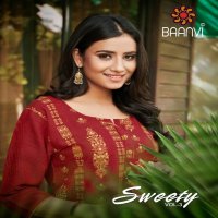 BAANVI PRESENTS SWEETY VOL 3 RAYON PRINT CASUAL WEAR KURTI AT WHOLESALE PRICE IN SURAT