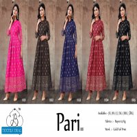 Banwery Pari Vol-1 Wholesale 14 Kg Reyon Kurtis