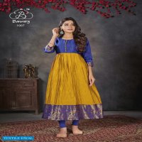Banwery Purvaa Wholesale Heavy Silk Gown Kurtis Catalogs